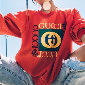 vintage gucci crewneck fits size s/m